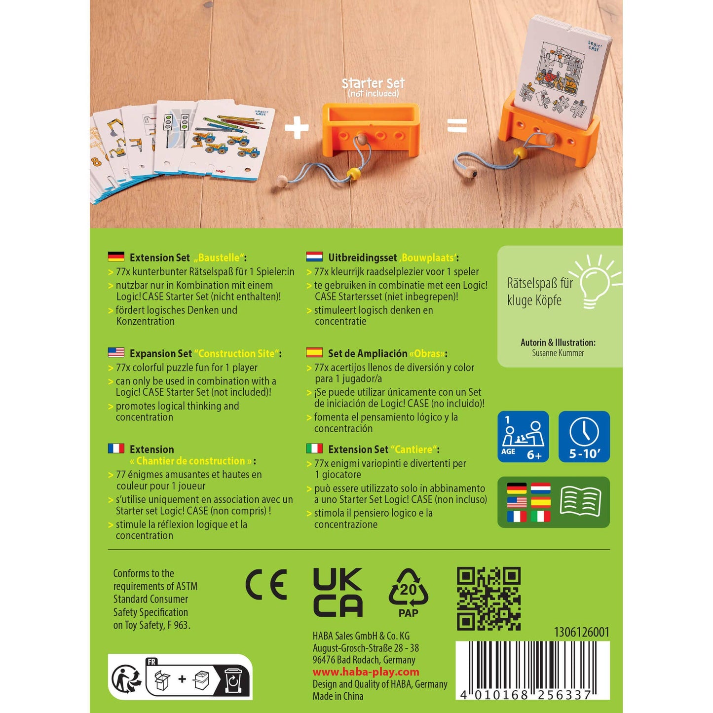 Logic! Expansion Set 6+ - Construction Logic Game for Kids