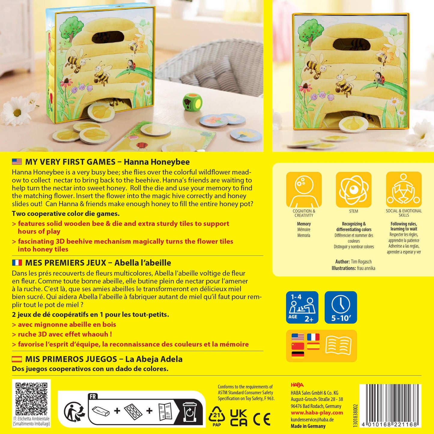 My Very First Games – Hanna Honeybee Early Learning Game