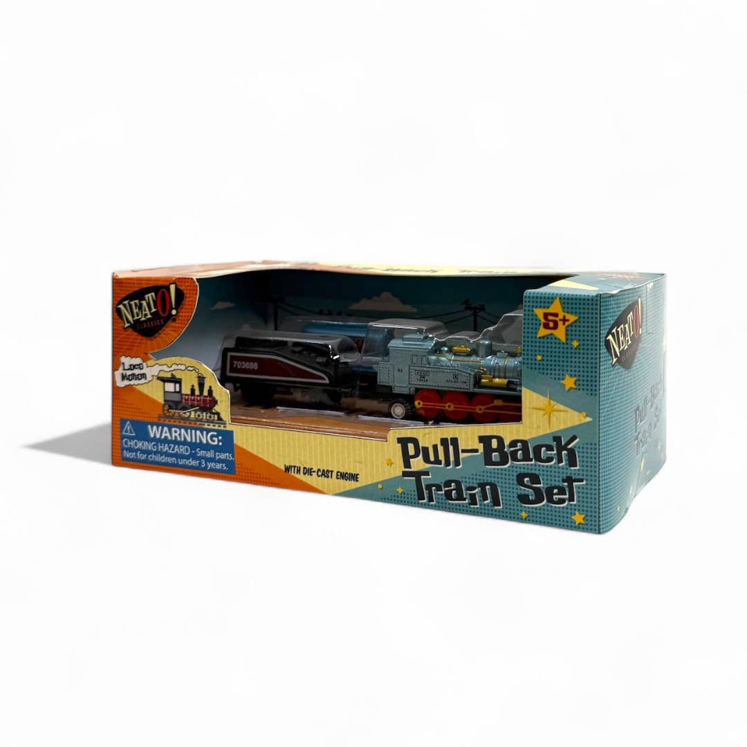 Neato! Pull-Back Train Set - Retro Classic, vintage toys
