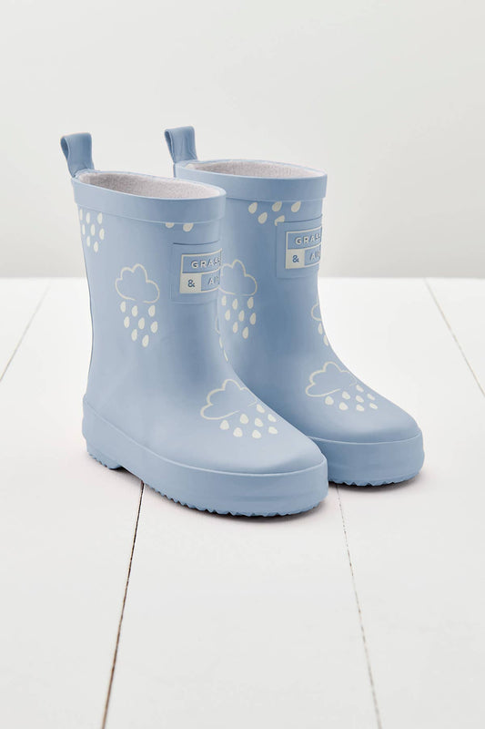 Little Kids Baby Blue Colour-Revealing Wellies