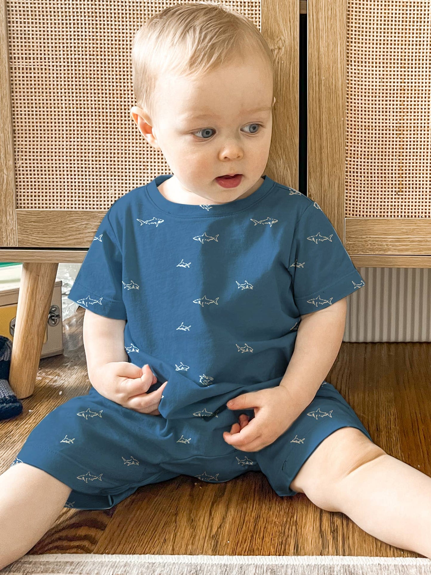 COTTON SHORTIE ROMPER