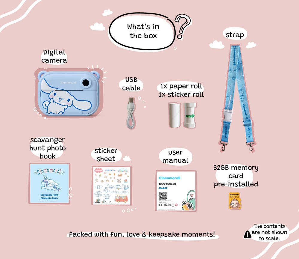 Cinnamoroll – Print & Digital Camera - Model P