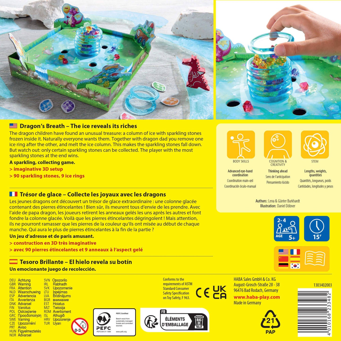 Dragon's Breath – Family Dexterity Board Game for Kids