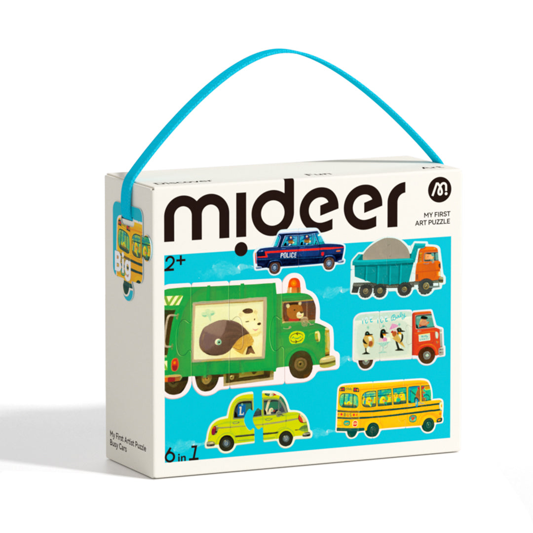 Mideer My First Artist Puzzle: Busy Cars