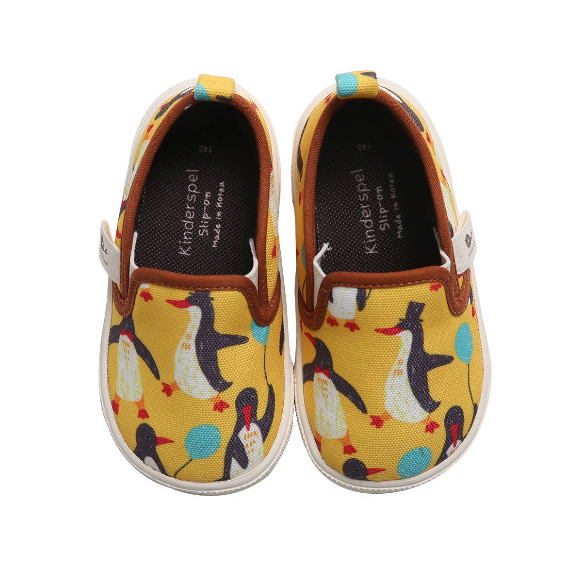 Slip-On Toddler Shoes Loafer Style With Natural Rubber Sole