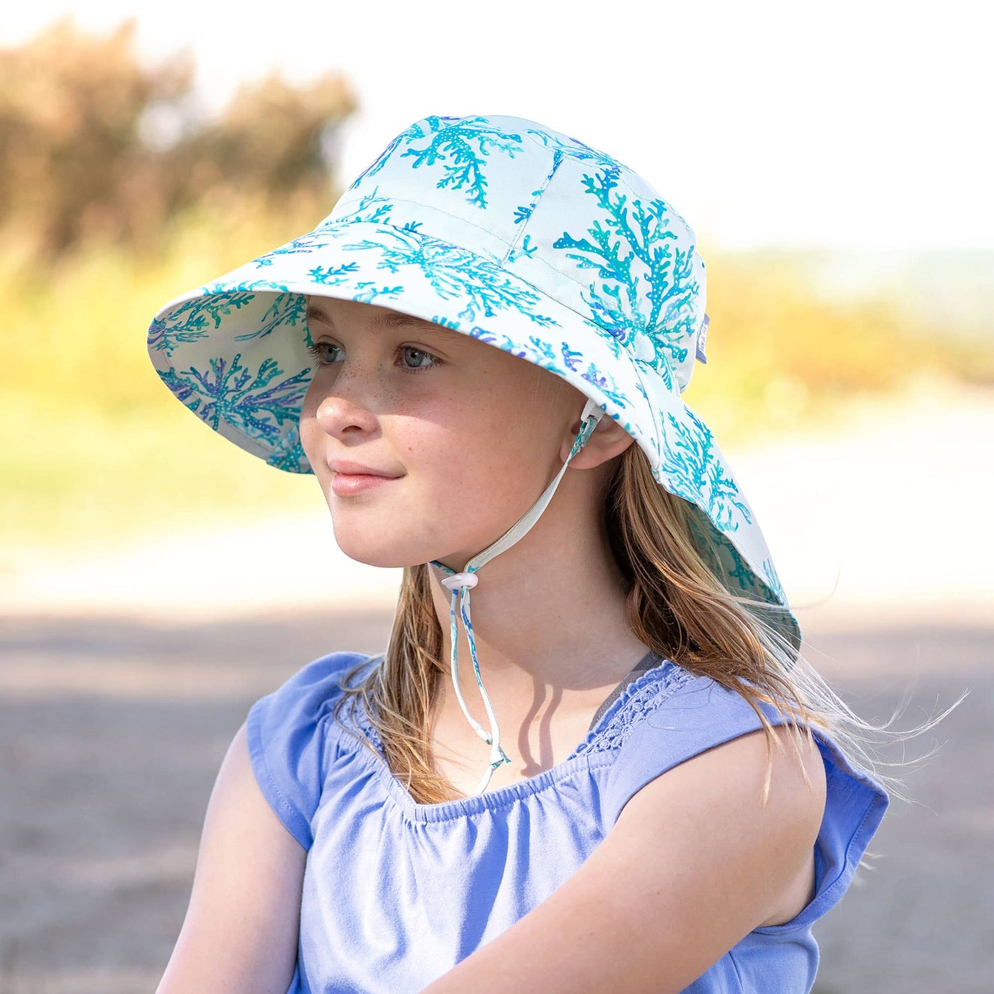 Blue Coral | Aqua Dry Adventure Hat