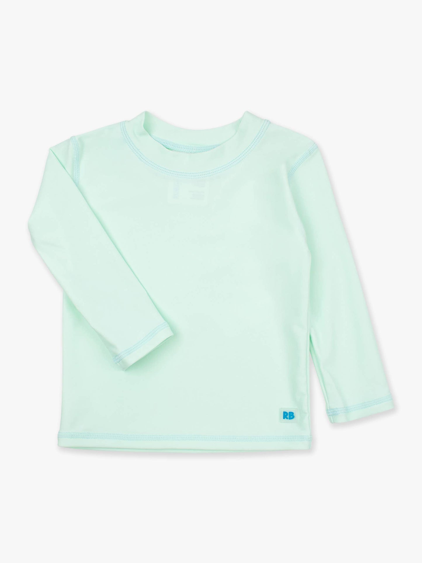 Boys Mint Long Sleeve Rash Guard