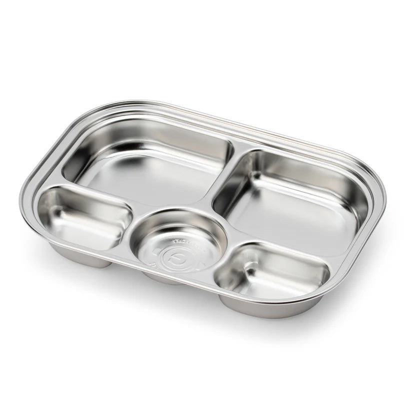 Grosmimi Stainless Steel Food Tray with 5 Compartment