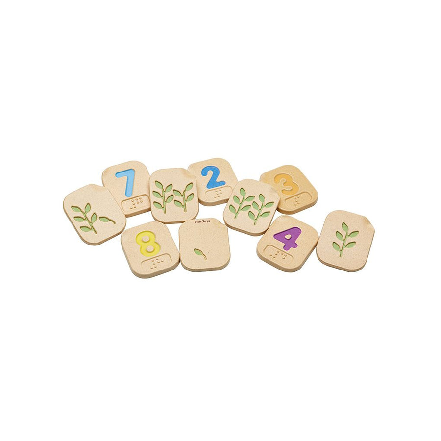Plantoys BRAILLE NUMBERS 1-10