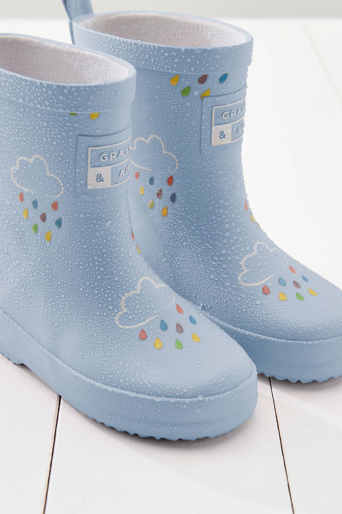 Little Kids Baby Blue Colour-Revealing Wellies