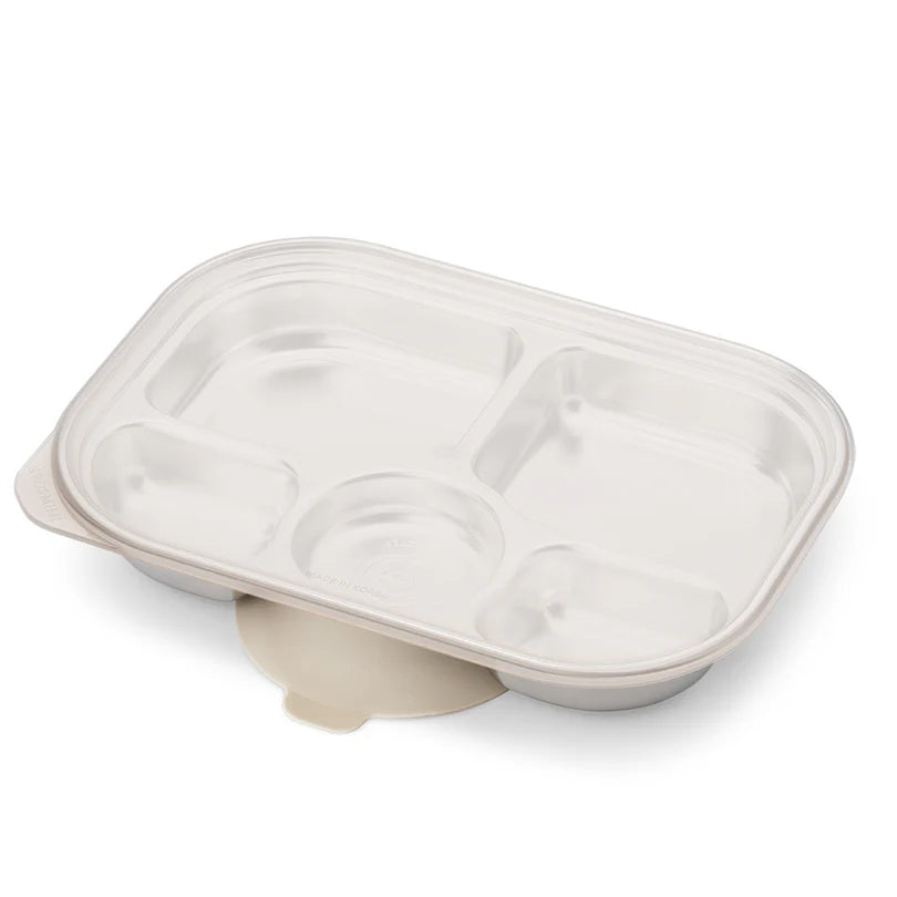 Grosmimi Stainless Steel Food Tray with 5 Compartment