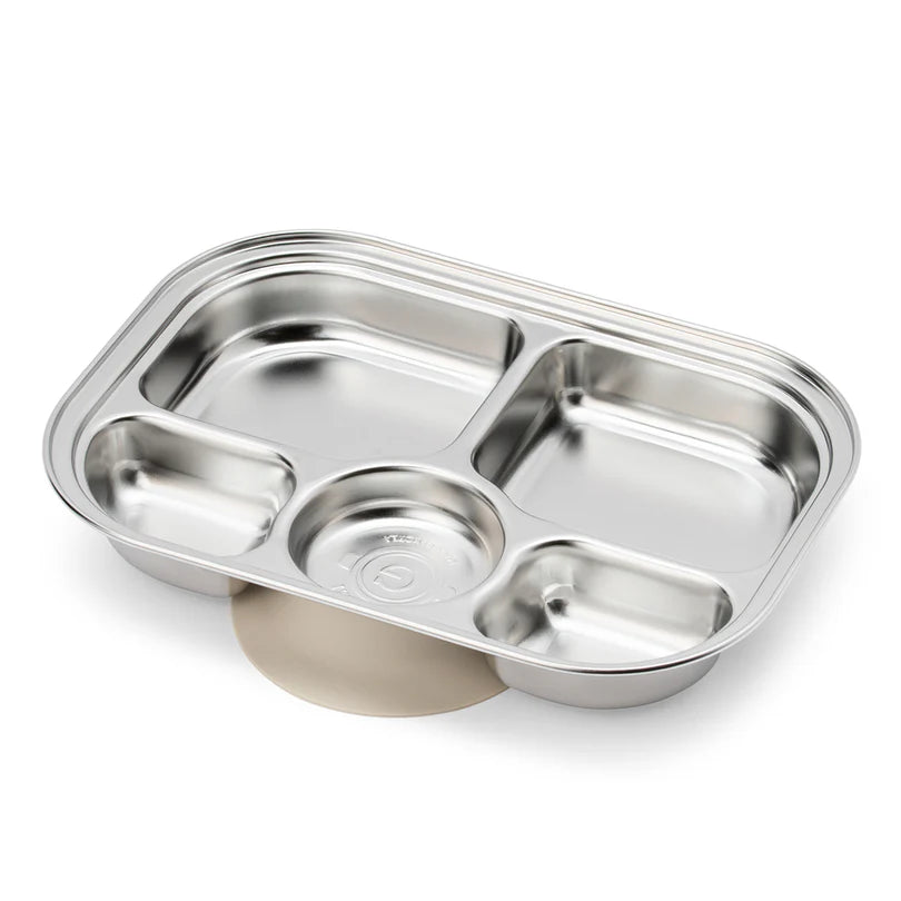 Grosmimi Stainless Steel Food Tray with 5 Compartment