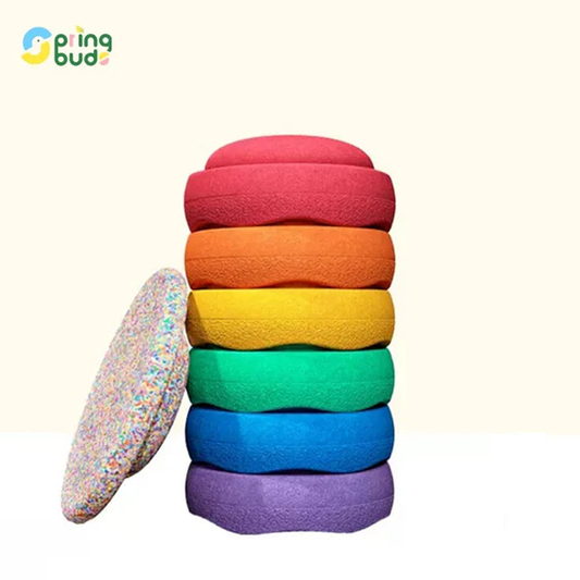 SpringBuds Stepping Stone & Wooden Balance Beam