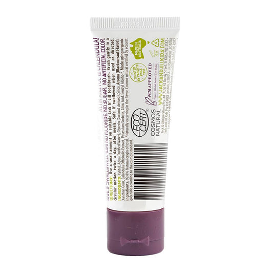 Jack N' Jill Natural Certified Kids Toothpaste Blackcurrant