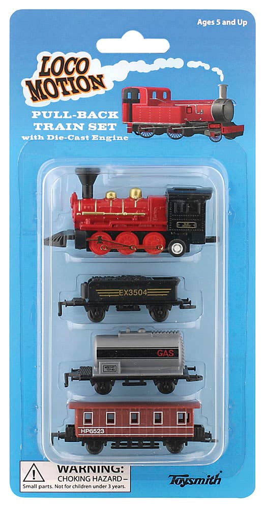 Neato! Pull-Back Train Set - Retro Classic, vintage toys
