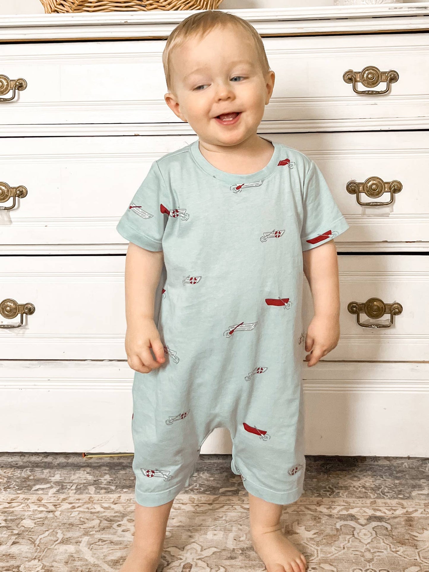 COTTON SHORTIE ROMPER