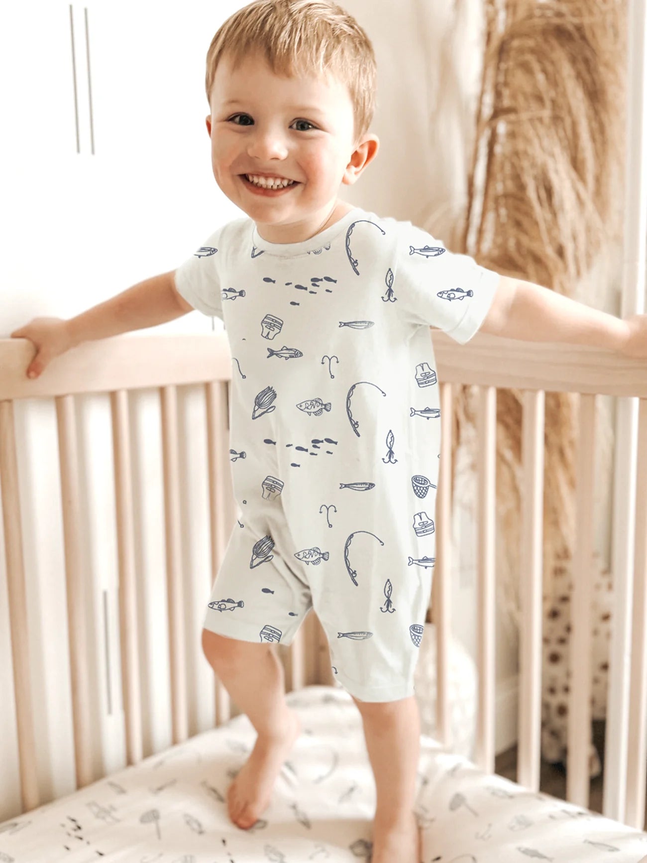 Gunamuna Cotton Shortie Romper
