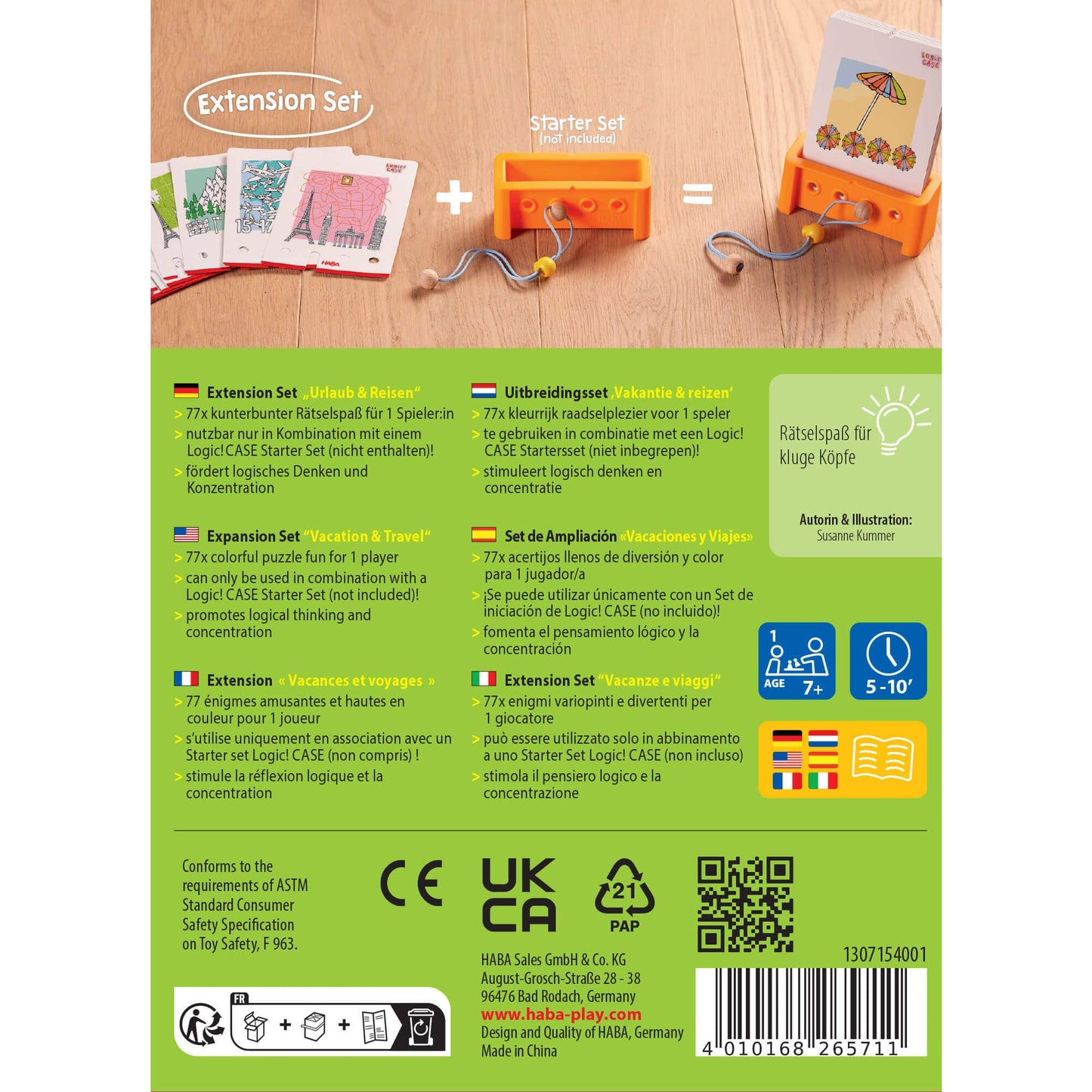 Logic! Expansion Set 7+ – Travel Puzzle Game