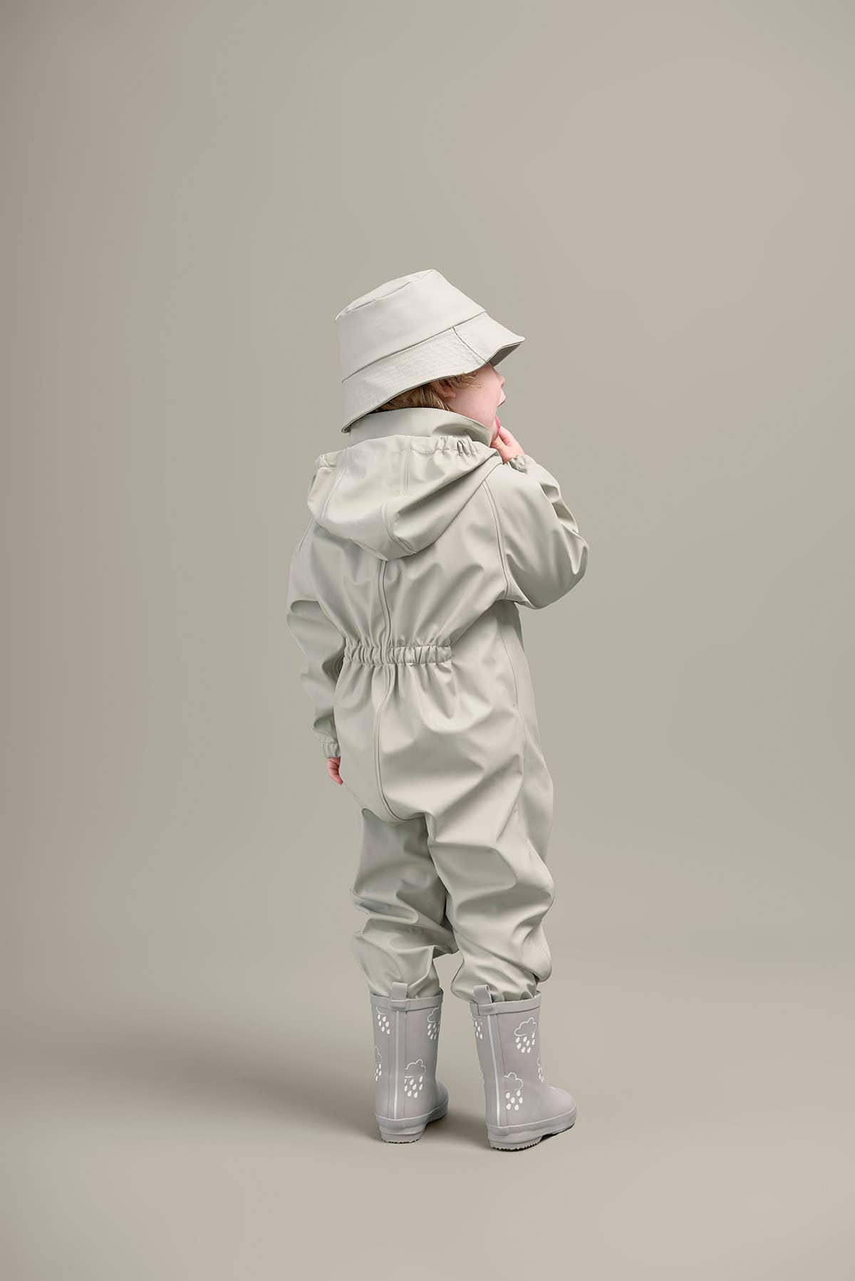 Geothermal Grey Kids Puddlesuit