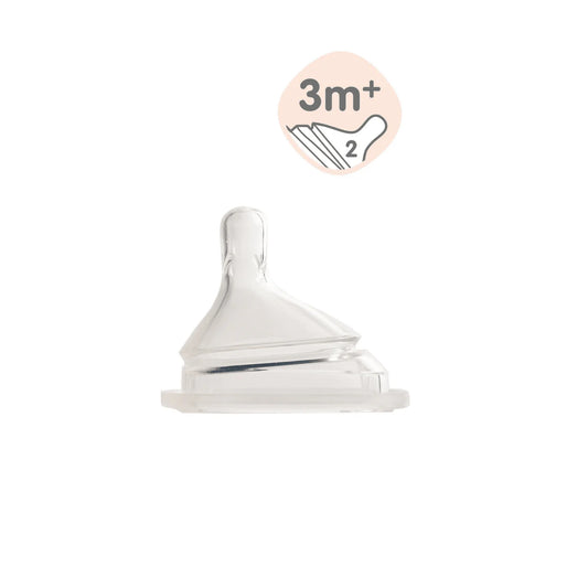 Hegen PCTO™ 240ml/8oz Feeding Bottle PPSU, 2-Pack with 2 x Medium Flow Nipple (3 to 6 months)