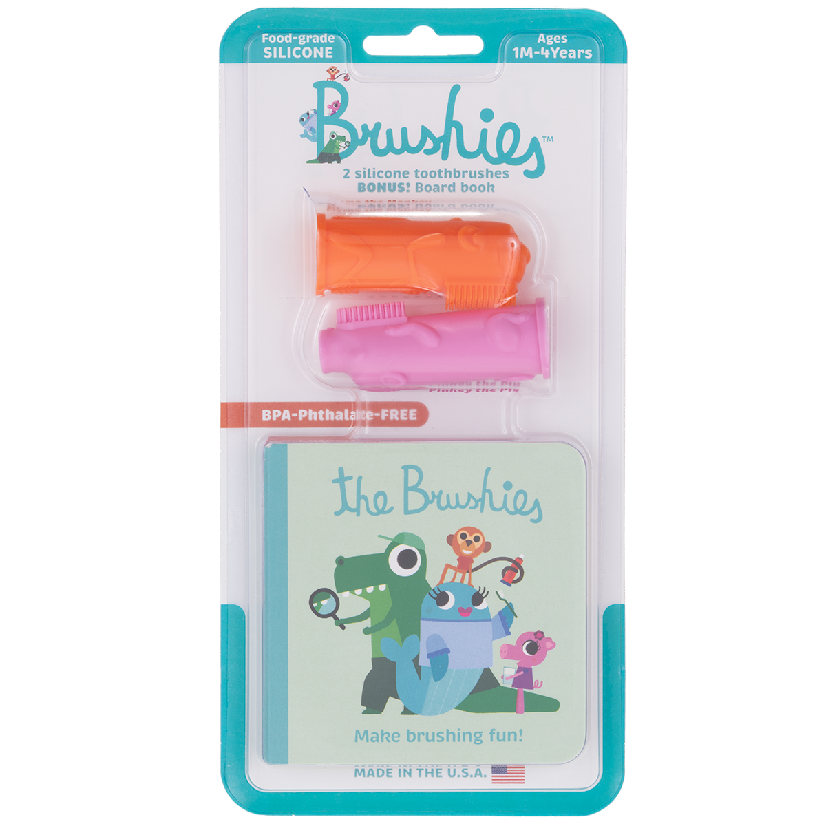 Two Pack of Brushies with Mini Book