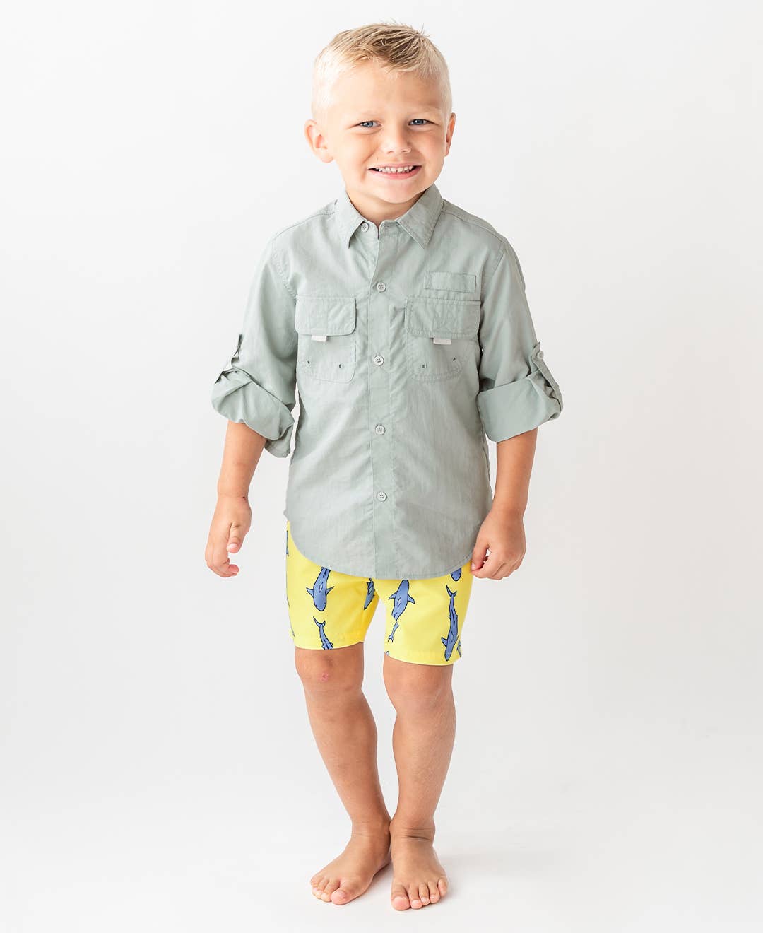 Boys Jawsome Swim Trunks
