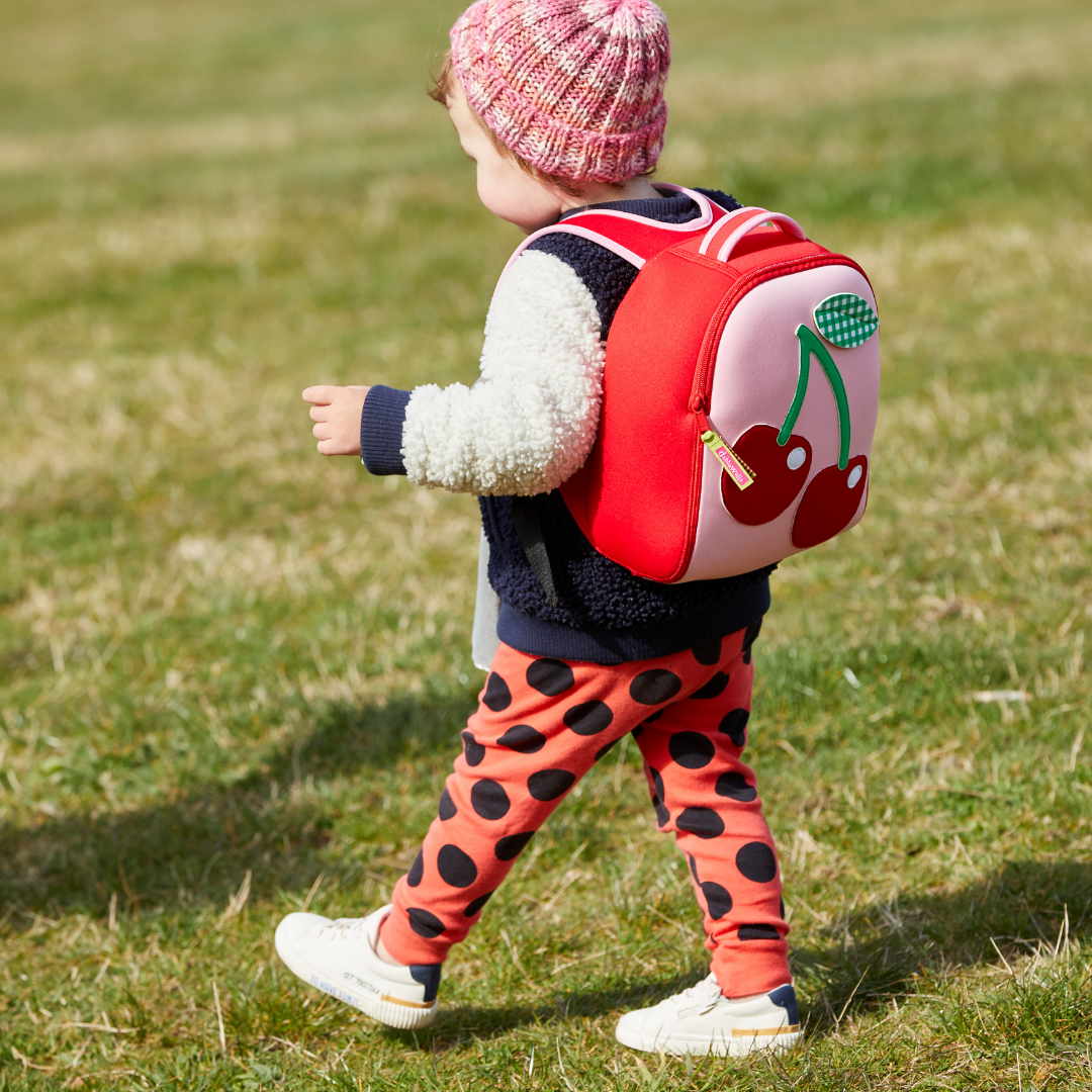 Harness Toddler Backpack - Cherry