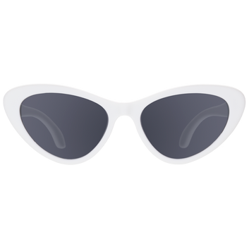 Babiators Originals Cat-Eye: Wicked White | Smoke Lenses