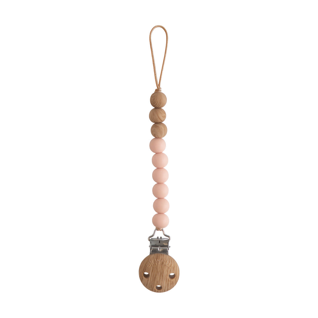 Mushie Silicone Pacifier Clip | Eva