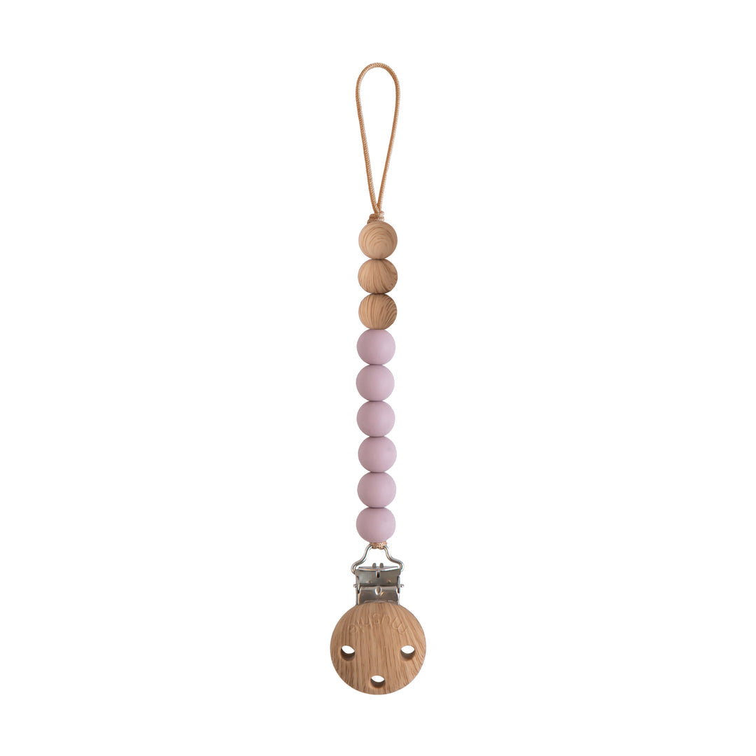 Mushie Silicone Pacifier Clip | Eva