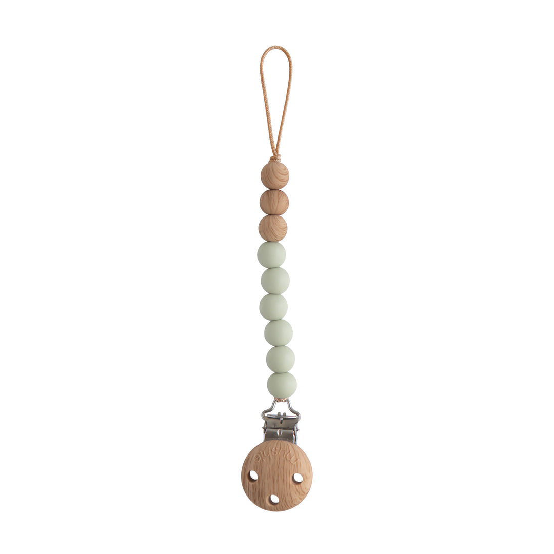 Mushie Silicone Pacifier Clip | Eva
