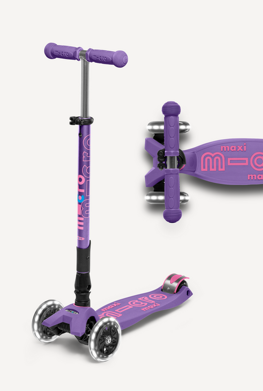 Micro Maxi Foldable LED Scooter