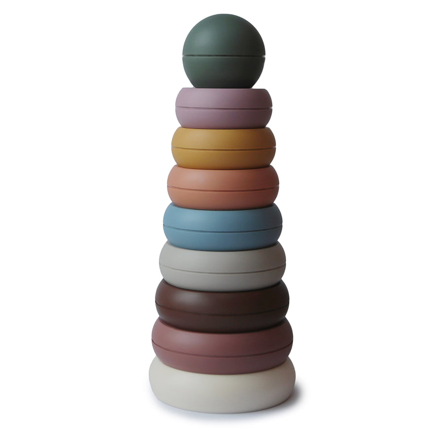 Mushie Stacking Rings Toy | Made in Denmark