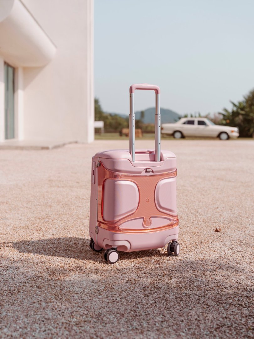 Multicarry Pro Ride-on Suitcase - Cherry Pink