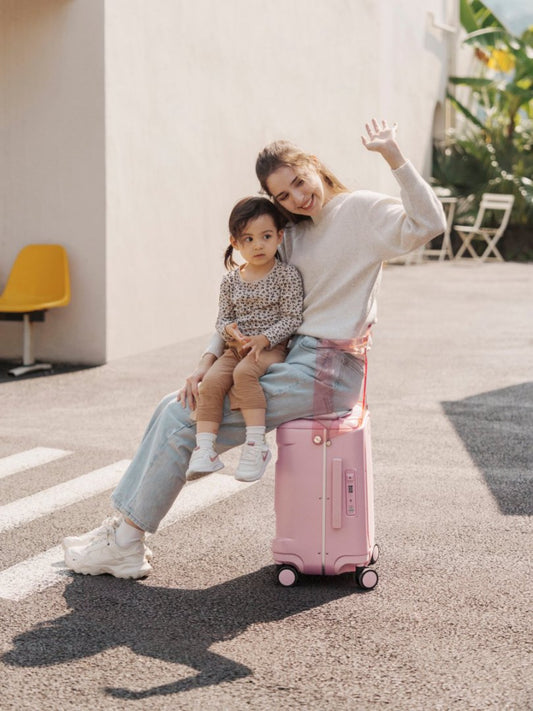 Multicarry Pro Ride-on Suitcase - Cherry Pink