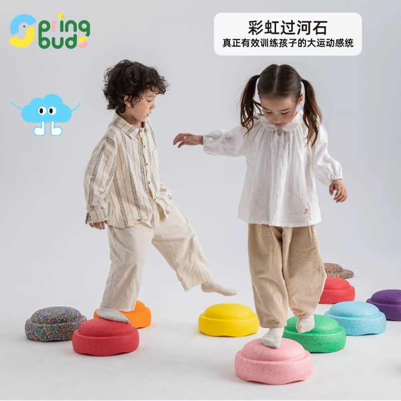 SpringBuds Stepping Stone & Wooden Balance Beam