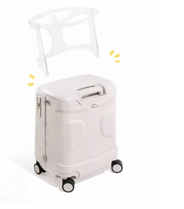 Multicarry Pro Ride-on Suitcase - Cloud White