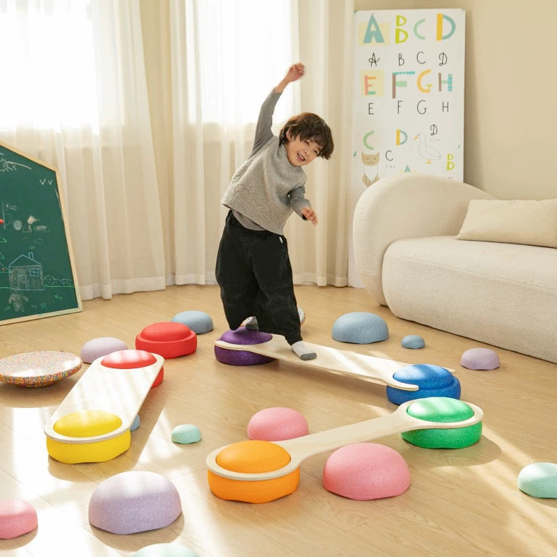SpringBuds Stepping Stone & Wooden Balance Beam