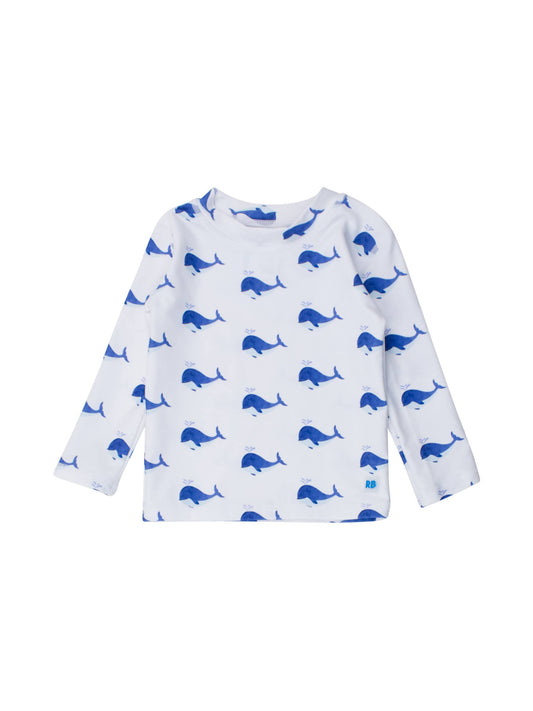 Boys Whale Friends Long Sleeve Rash Guard