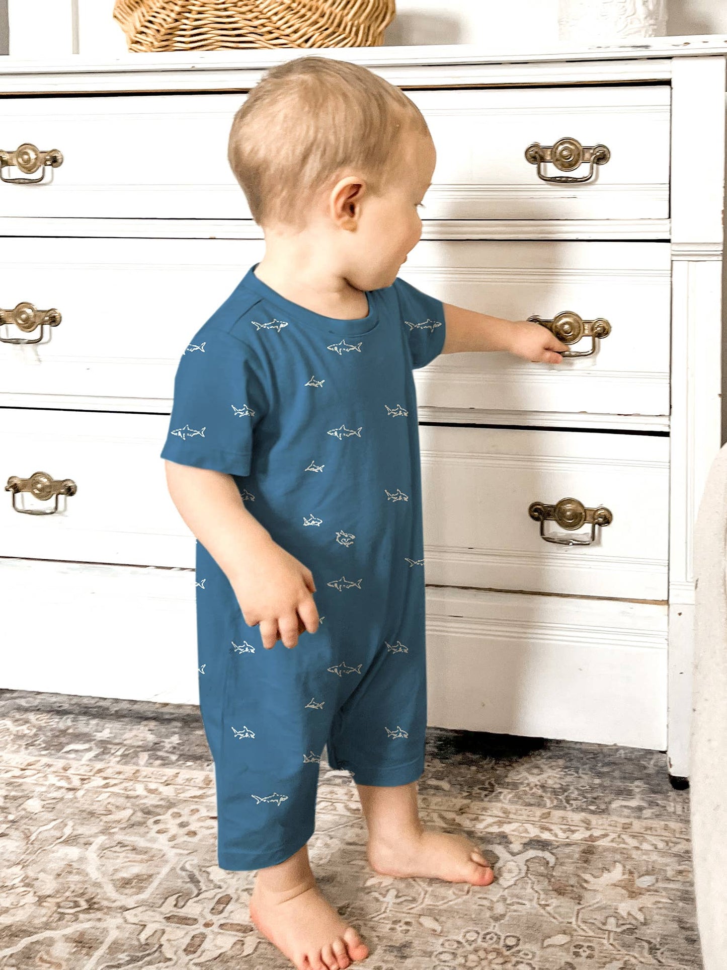 COTTON SHORTIE ROMPER