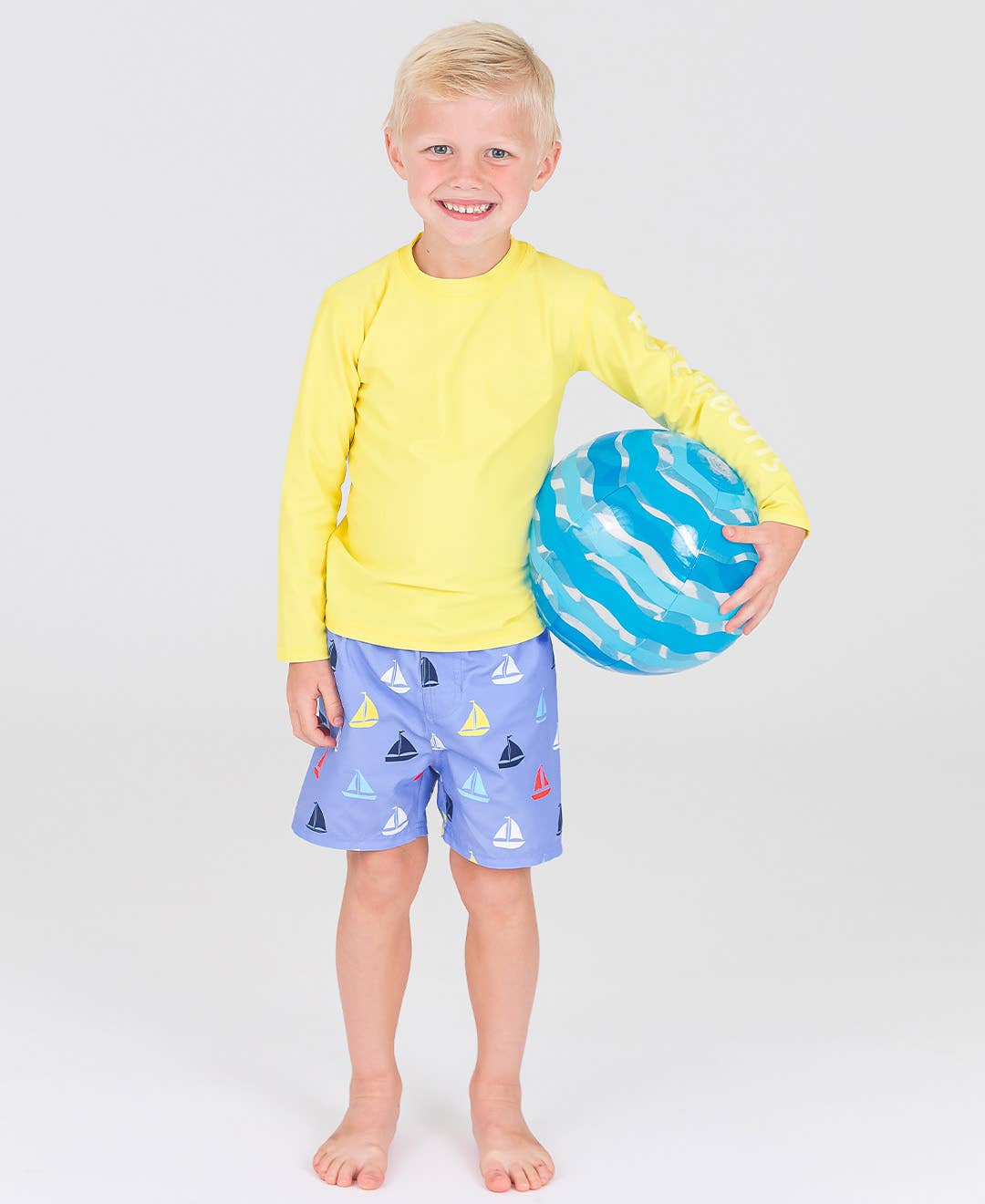 Boys Down By The Bay Swim Trunks