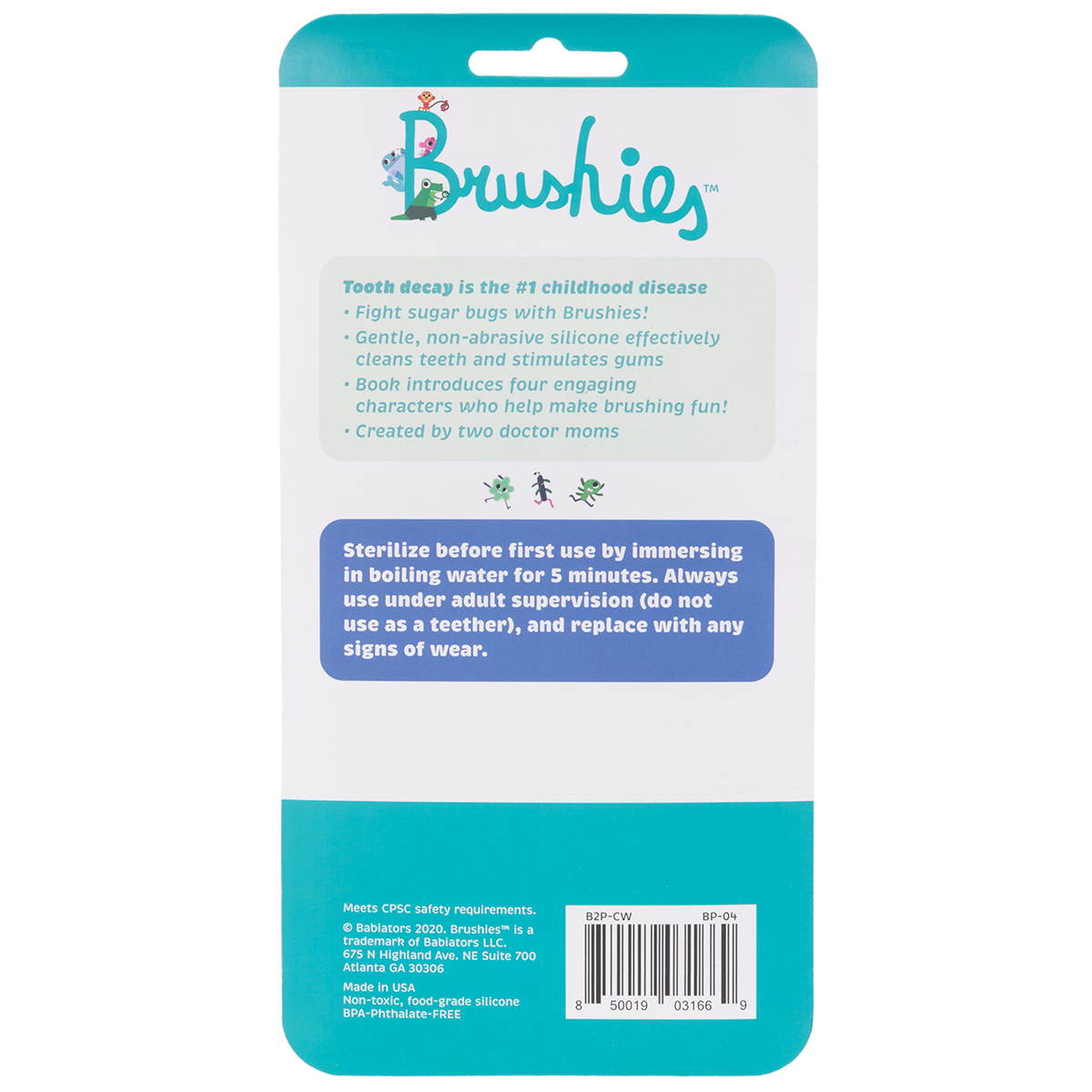 Two Pack of Brushies with Mini Book