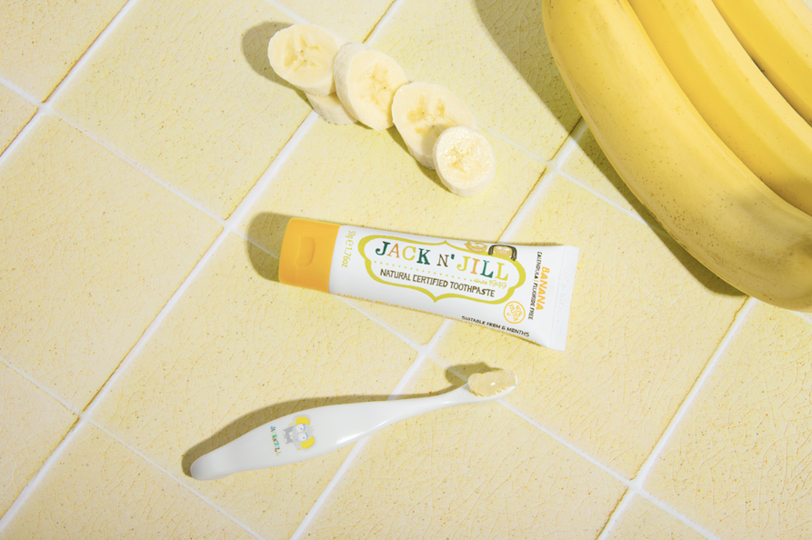 Jack N' Jill Natural Certified Kids Toothpaste Banana 50g