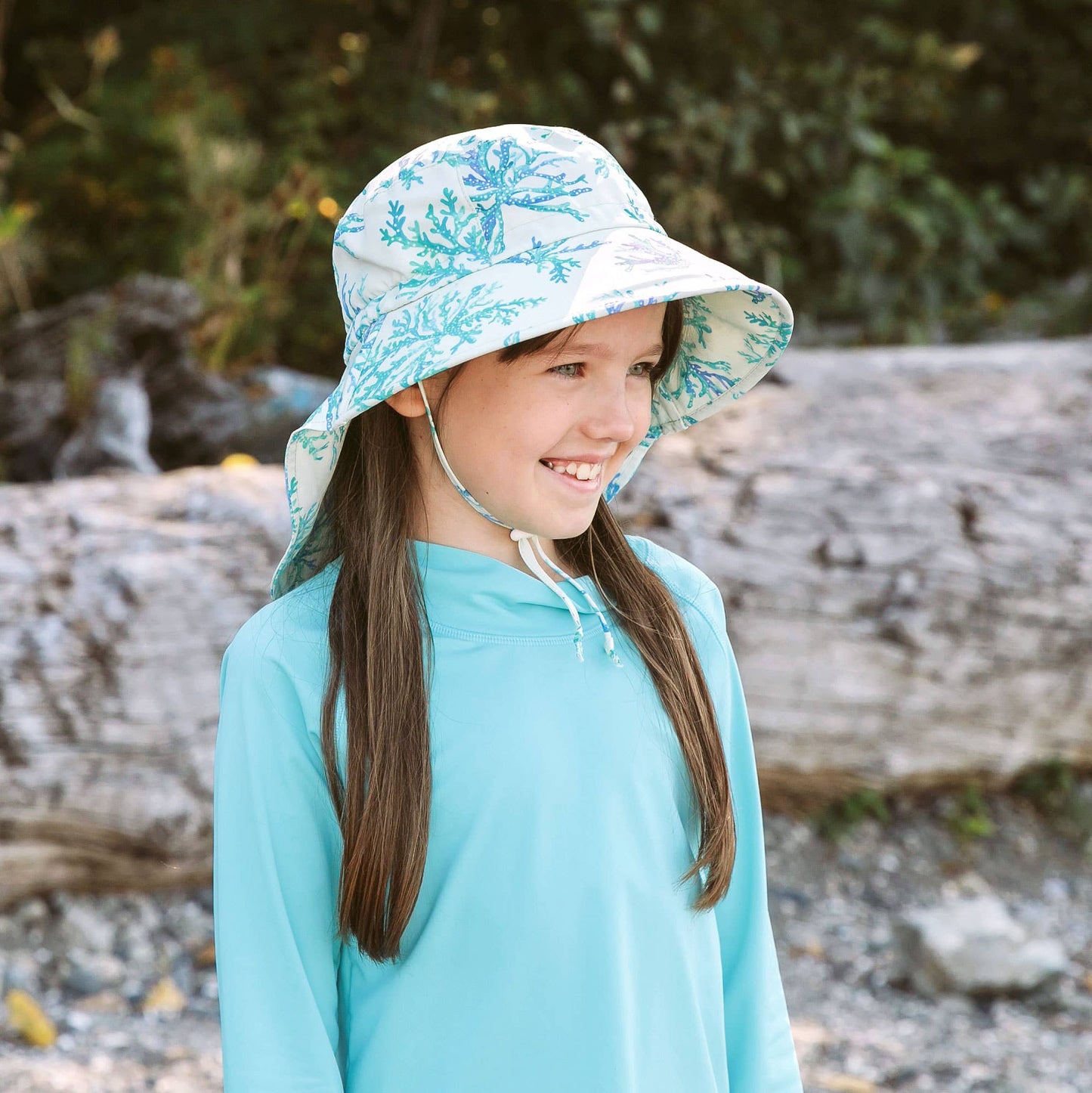 Blue Coral | Aqua Dry Adventure Hat
