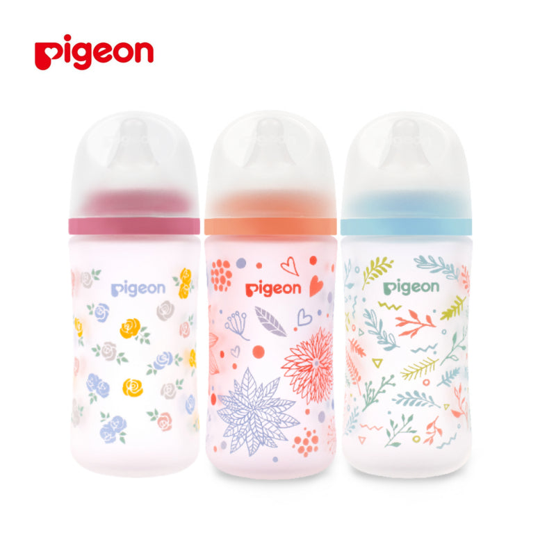 Pigeon Silicone Coating Glass Bottle 240ml