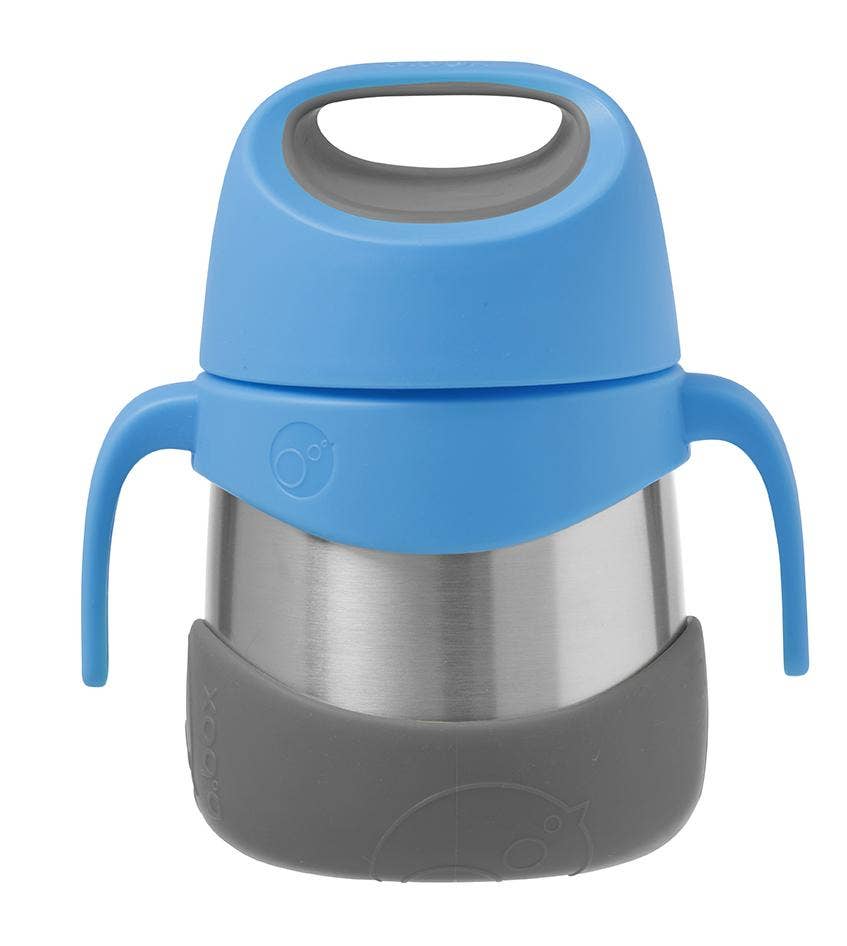 Insulated food jar - blue slate