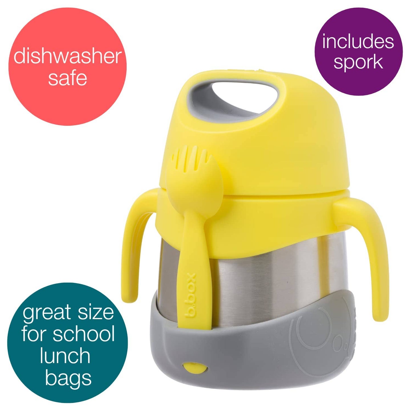 Insulated food jar - lemon sherbet