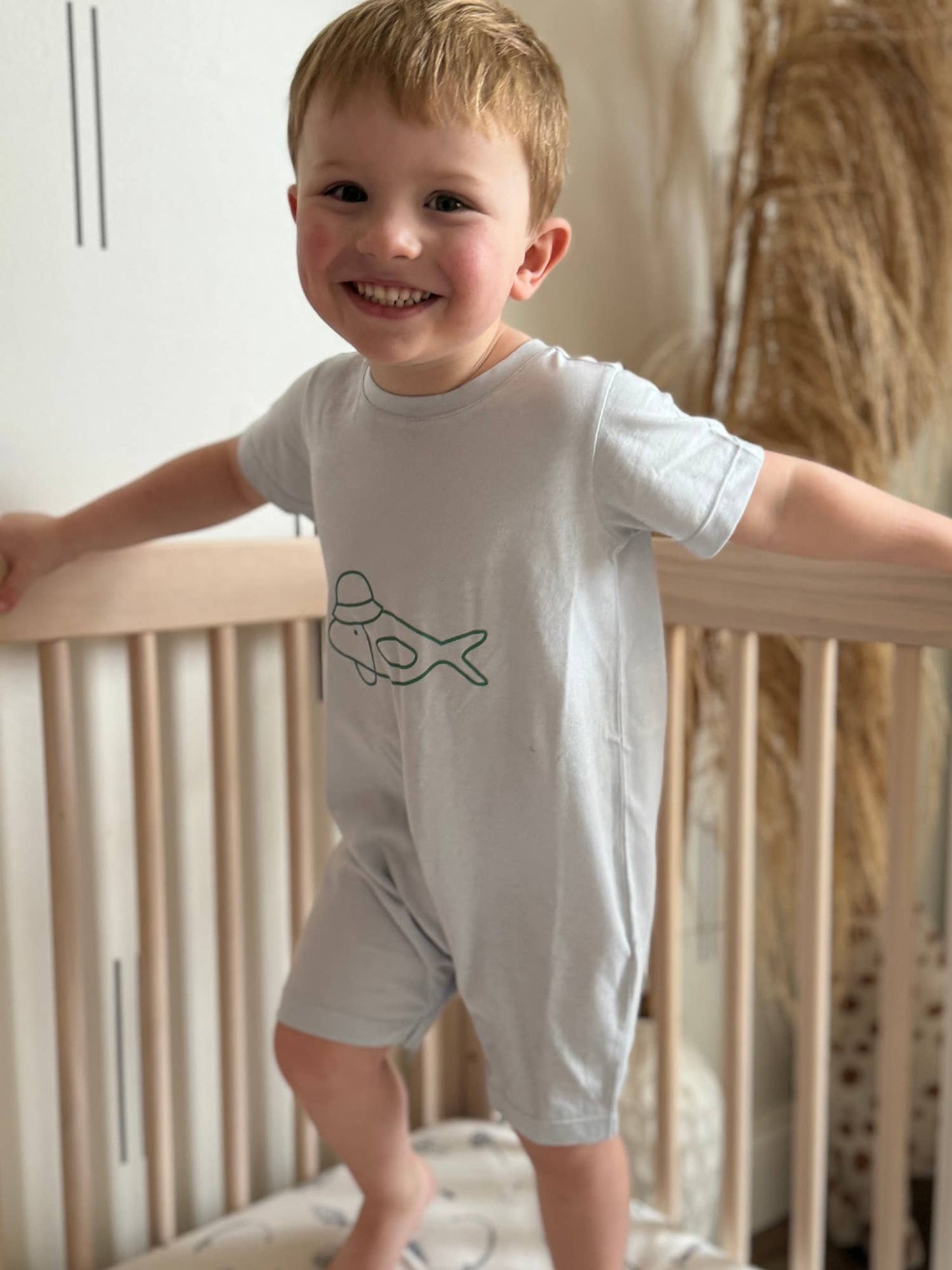 COTTON SHORTIE ROMPER
