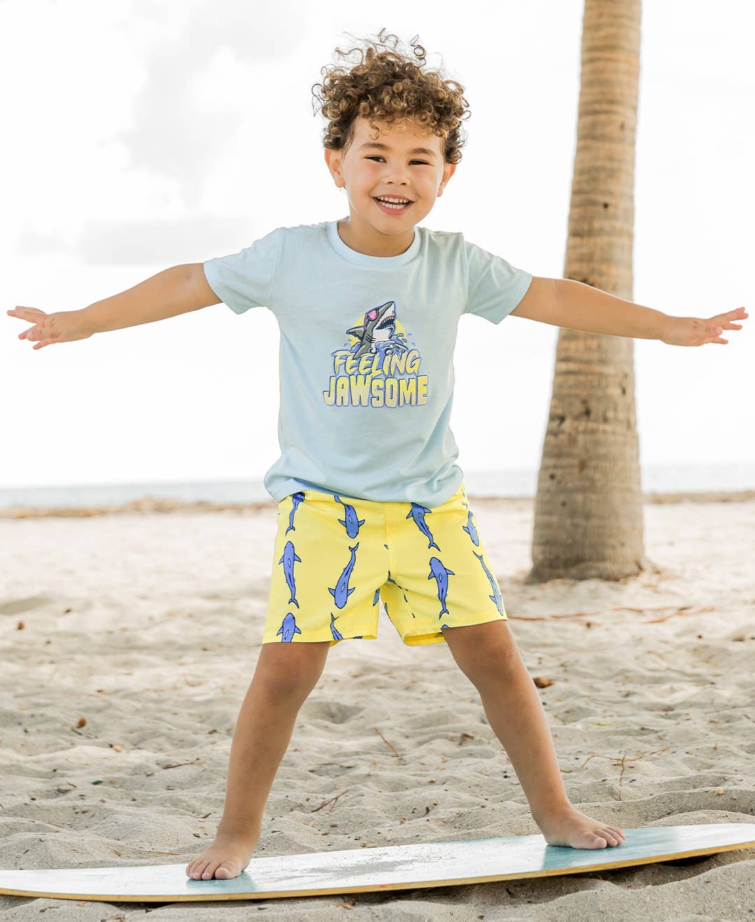 Boys Jawsome Swim Trunks