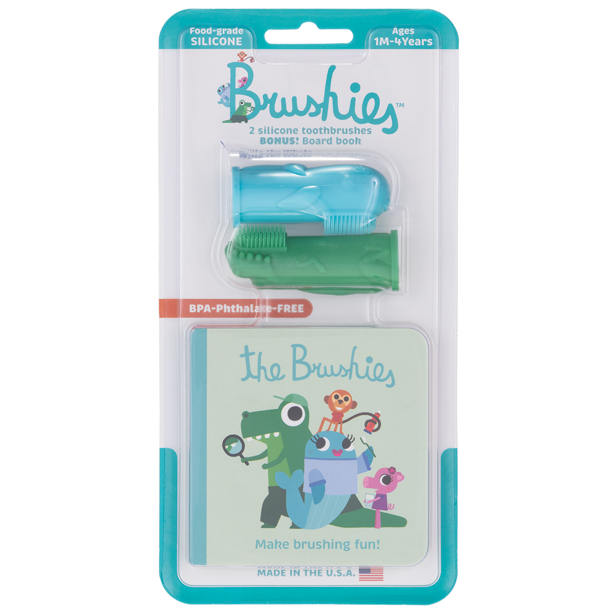 Two Pack of Brushies with Mini Book